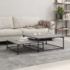 Image de vidaXL Tables basses gigognes 2 pcs sonoma gris bois d'ingénierie