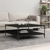 Image de vidaXL Table basse 100 x 100 cm noir