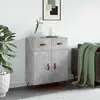 Image de VIDAXL Buffet gris béton 69,5x34x90 cm