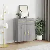 Image de vidaXL Buffet en bois d'ingénierie - Sonoma gris