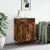 Image de vidaXL Buffet chêne fumé 69,5x34x90 cm