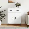 Image de vidaXL Buffet Blanc 69,5x34x90 cm