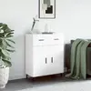Image de VIDAXL Buffet Blanc brillant - 69,5x34x90 cm
