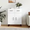 Image de vidaXL Buffet - Blanc brillant