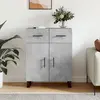 Image de VIDAXL Buffet - Gris béton