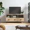 Image de vidaXL Meuble TV Chêne sonoma 102 cm
