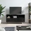 Image de vidaXL Meuble TV noir 102 cm