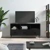 Image de vidaXL Meuble TV Noir 102x36x50 cm
