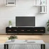 Image de vidaXL Meuble TV - Noir