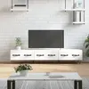 Image de vidaXL Meuble TV 150 cm - Blanc