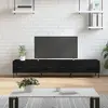 Image de vidaXL Meuble TV Noir - 150 cm