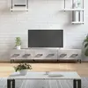 Image de VIDAXL Meuble TV - Gris béton