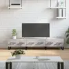 Image de vidaXL Meuble TV - Gris béton