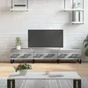 Image de vidaXL Meuble TV sonoma gris - 150 cm