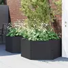 Image de vidaXL Jardinières de jardin 2 pcs - PP Anthracite