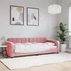Image de vidaXL Lit de repos sans matelas rose 80x200 cm velours