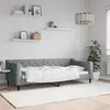 Image de vidaXL - Gris clair 90x200 cm
