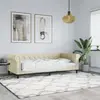 Image de vidaXL Lit de jour - Similicuir Crème - 80x200 cm