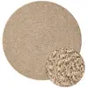Image de vidaXL Tapis Rond Aspect Jute