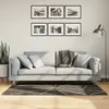 Image de vidaXL Tapis antidérapant 80x150 cm - Noir & Doré