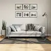 Image de VidaXL Tapis noir et doré 120x180 cm