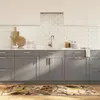 Image de vidaXL Tapis de Cuisine - Multicolore