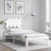 Image de vidaXL Cadre de lit sans matelas - Blanc 90x200 cm