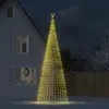 Image de vidaXL Sapin de Noël LED 500 cm - 1544 LED blanc chaud
