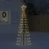 Image de vidaXL Sapin de Noël LED 180 cm - 220 LED blanc chaud