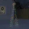 Image de vidaXL Sapin de Noël LED 180 cm - 220 LED colorées