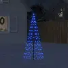 Image de vidaXL Sapin à LED sur mât 200 LED - 180 cm