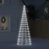 Image de vidaXL Sapin de Noël sur mât de drapeau 550 LED 300 cm