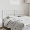 Image de vidaXL Tête de lit de remplacement métal blanc 160 cm
