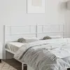 Image de vidaXL Tête de lit de remplacement métal blanc 180 cm