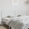 Image de vidaXL Tête de lit de remplacement métal blanc 193 cm