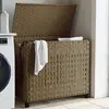 Image de VidaXL Panier à linge avec roulettes - Résine