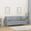 Image de VidaXL Canapé 3 places - Gris clair