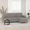 Image de VIDAXL vidaXL Canapé 3 places avec repose-pieds
