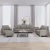 Image de vidaXL Ensemble de canapés 4 pièces - Taupe