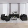 Image de vidaXL Ensemble 4 pcs - Noir