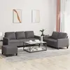 Image de vidaXL Ensemble de canapés 3 pcs - Gris