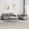 Image de vidaXL Ensemble Canapés - Taupe