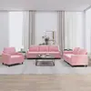 Image de VidaXL Ensemble Canapés - Rose Velours