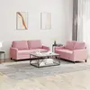 Image de VidaXL Ensemble Canapés - Rose Velours