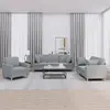 Image de vidaXL Ensemble de canapés 3 pcs - Gris clair