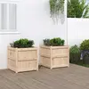 Image de VidaXL Jardinières 2 pièces - Pin massif