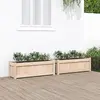 Image de vidaXL Jardinières 2 pcs bois de pin massif