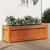 Image de vidaXL Jardinière Cire Marron 90x31x31 cm