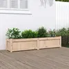 Image de VIDAXL Jardinière - Bois de pin massif - 150x31x31 cm