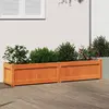 Image de VidaXL Jardinière cire marron 150x31x31 cm
